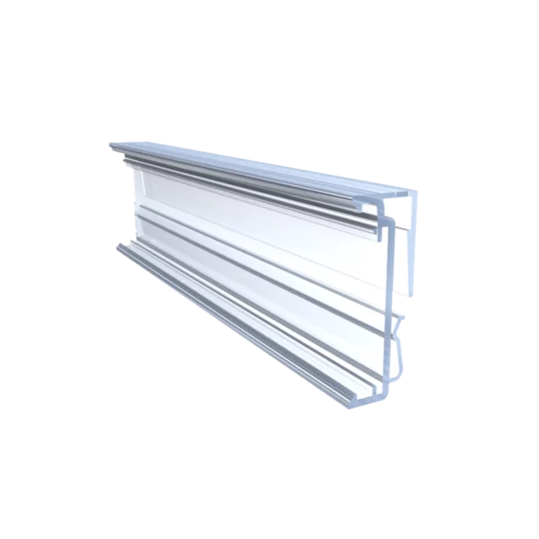 Plastic rail for attaching ESL