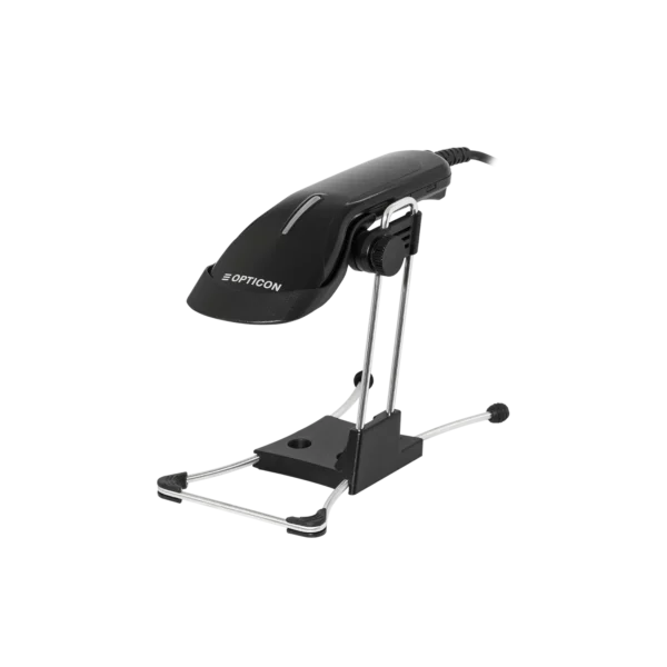 L-22XS handheld scanner on a stand from the side