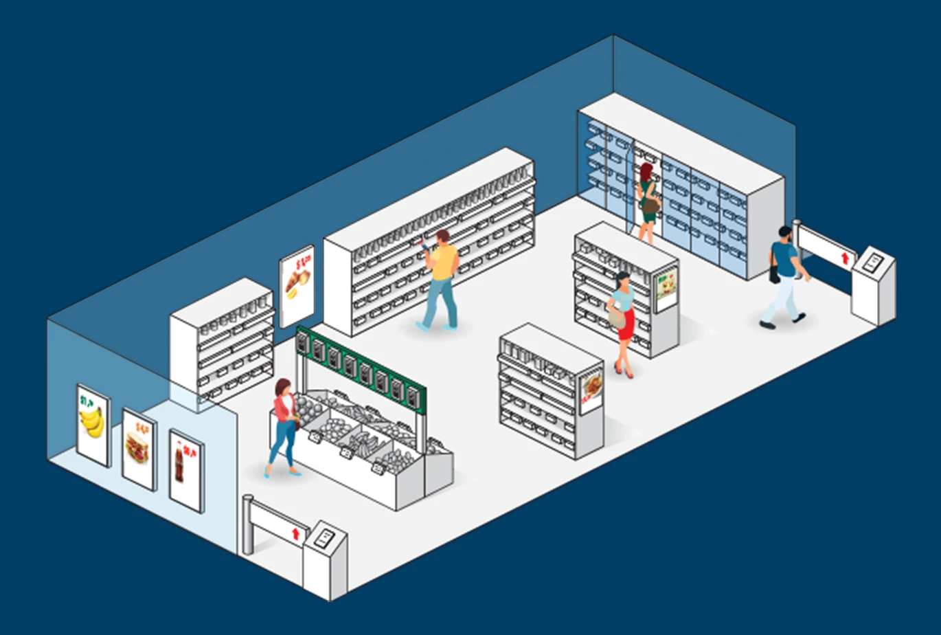 Opticon ESL used at food retailer