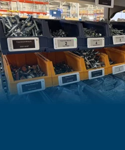 Order picking transformation in manufacturing with ESL technology