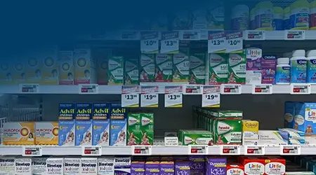 Opticon ESL used in the drugstore